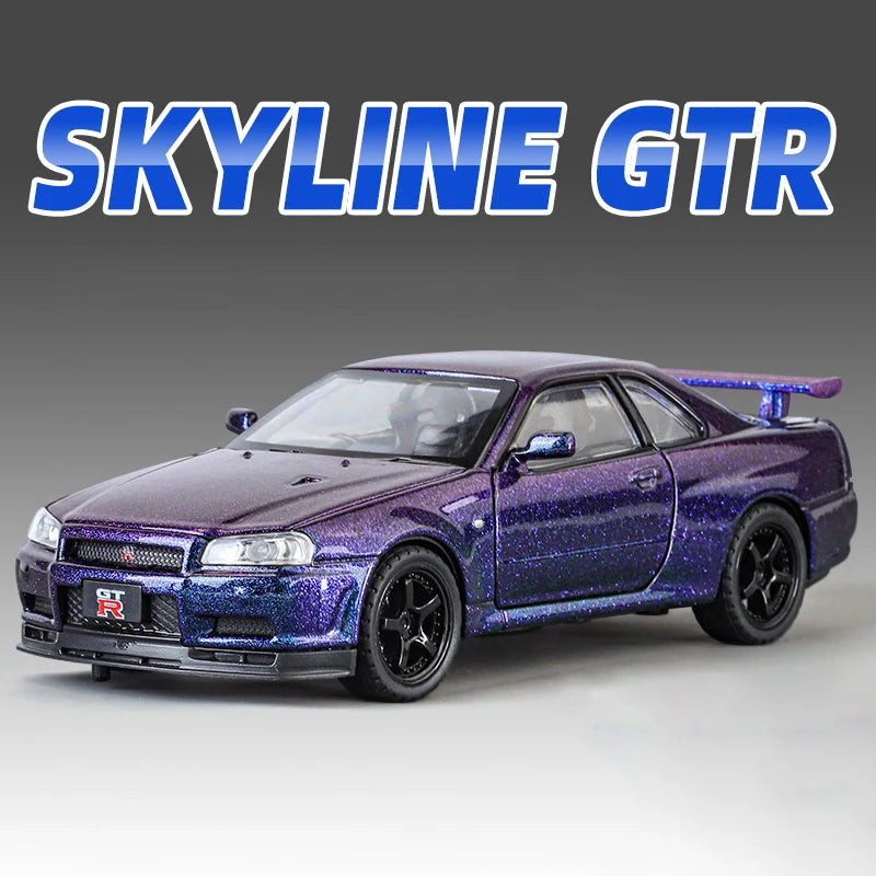 1:32 Nissan GTR R34 GT-R R35 Fast & Furious