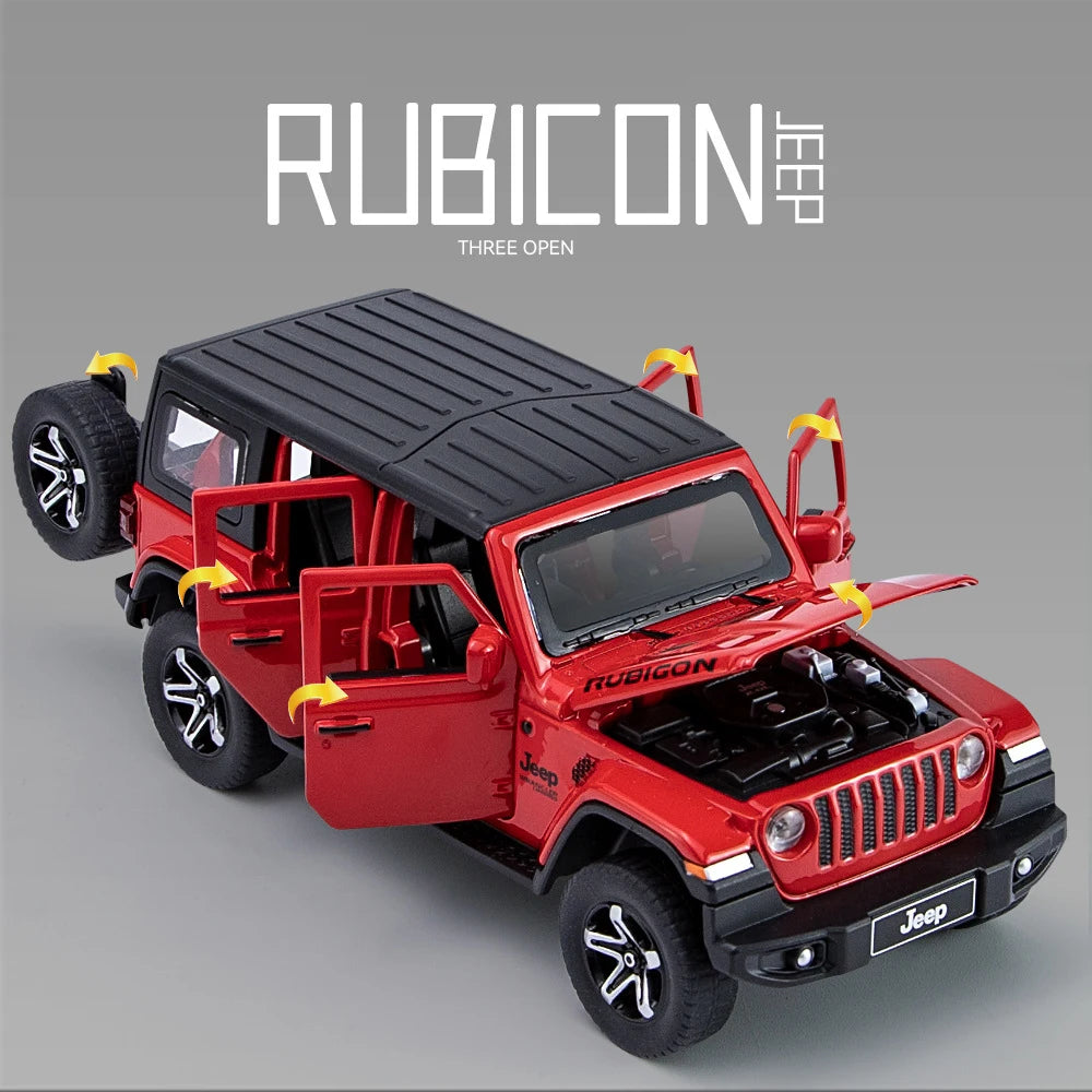 1:32 Jeeps Wrangler Rubicon Vehicle