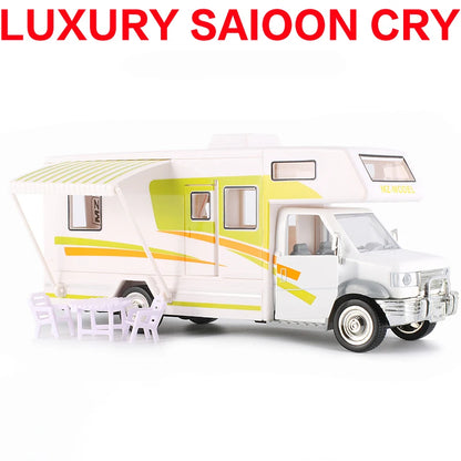 1:32 Luxury Motorhome Recreational Vehicle RV Trailer Caravan