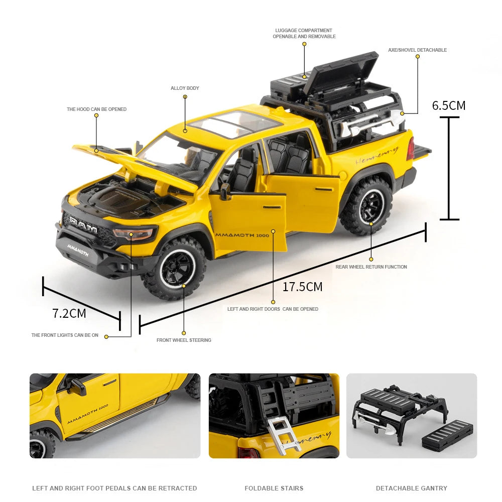 1:32 Dodge RAM 1000 TRX Mammoth Picku