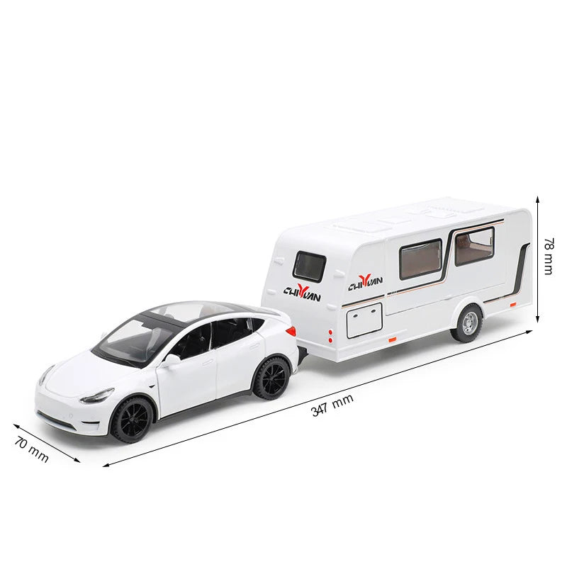 1:32 Cyber toy truck Model Y Trailer Car