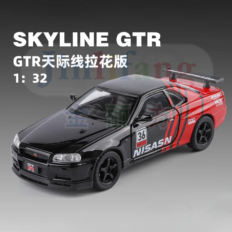 1:32 Nissan GTR R34 GT-R R35 Fast & Furious