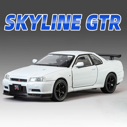 1:32 Nissan GTR R34 GT-R R35 Fast & Furious