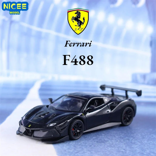 1:32 Ferrari F488 sports car High Simulation Diecast Metal