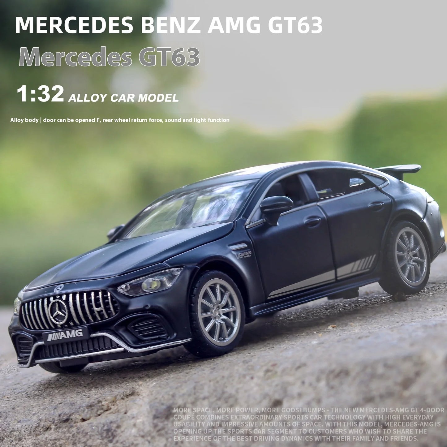 1:32 Mercedes Benz AMG GT63  Sports Car