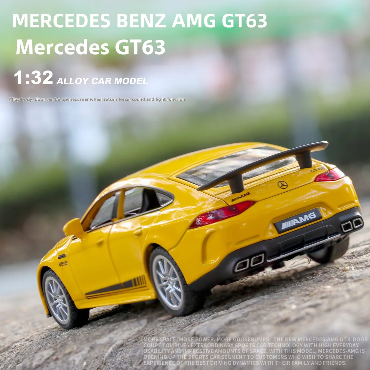 1:32 Mercedes Benz AMG GT63  Sports Car