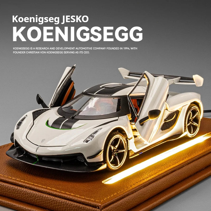 Koenigsegg 1:24 Car Model Simulation