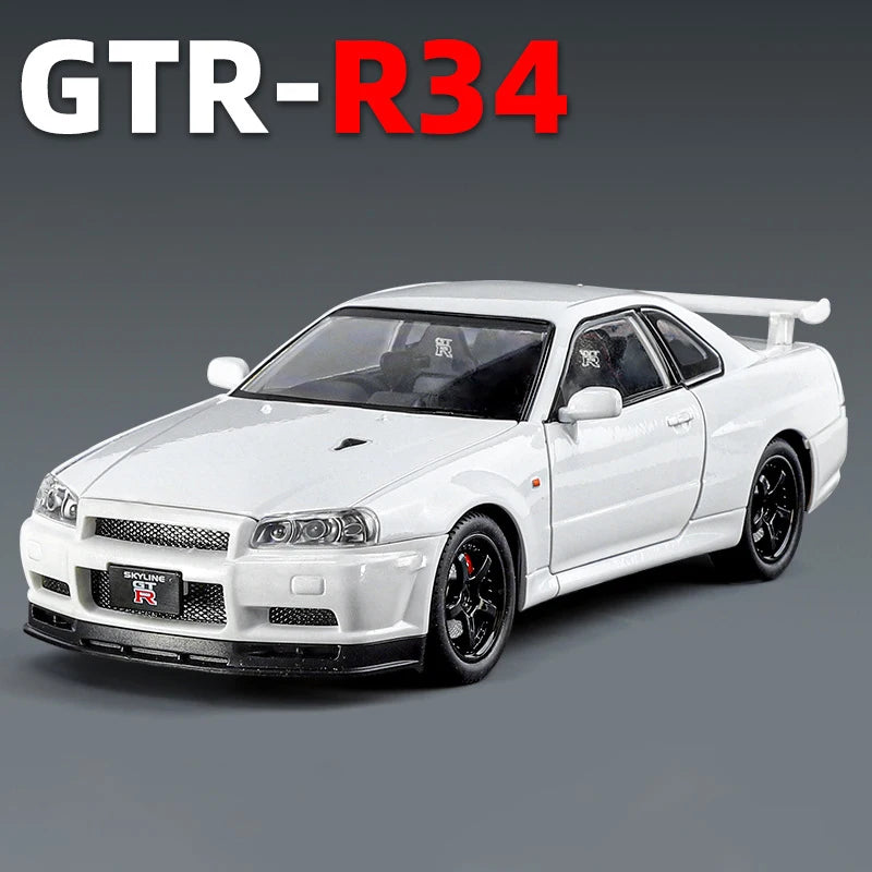 1:24 Nissan GTR R34 Skyline S15 Modified Vehicle