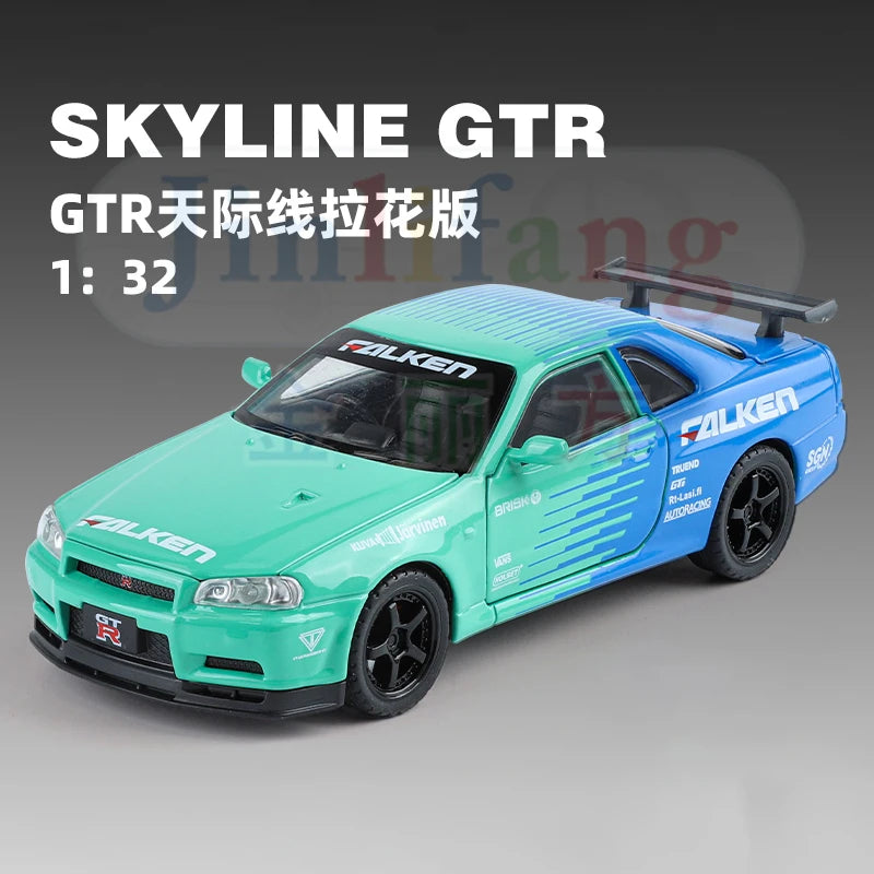 1:32 Nissan GTR R34 GT-R R35 Fast & Furious