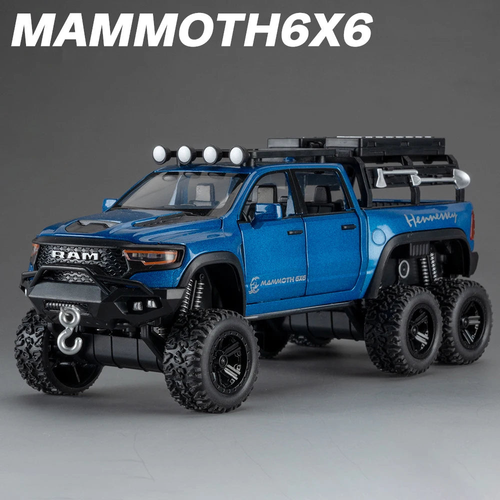 1:32 Dodge RAM 1500 TRX 6X6 Tyrannosaurus Rex Picku