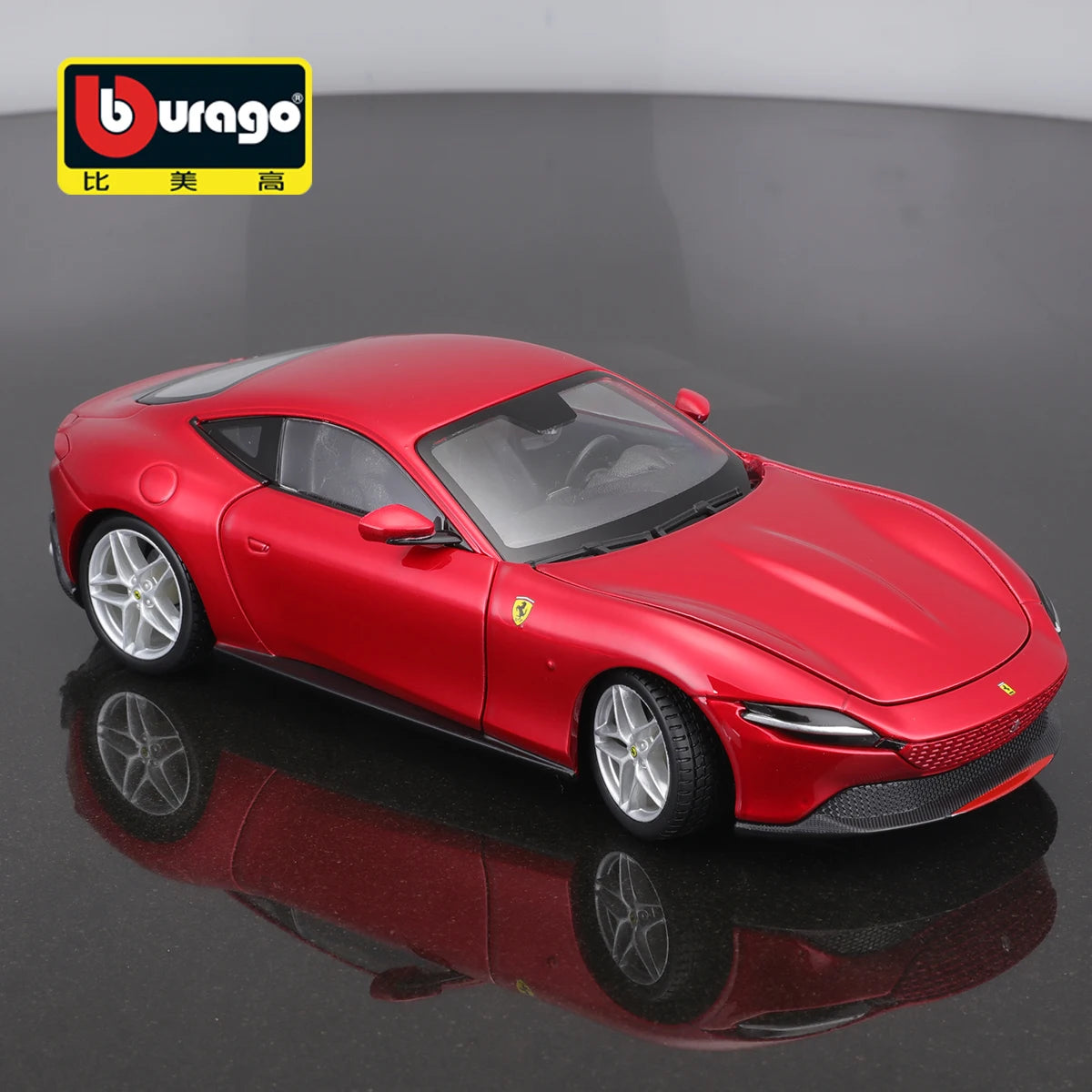 Bburago 1:24 Ferrari Roma Grey Sports