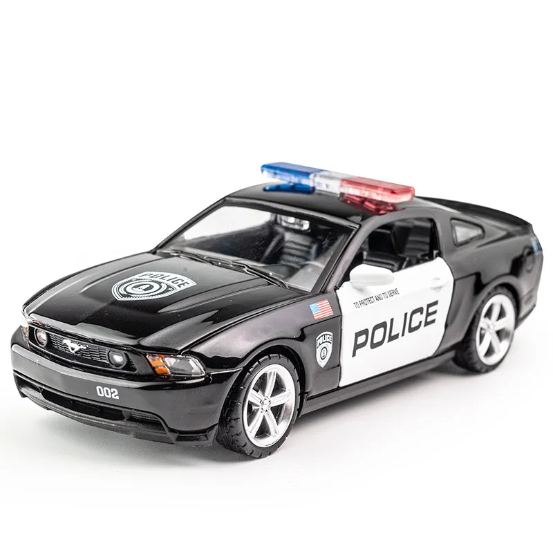 1:32 Car 2006 Ford Shelby Mustang GT350 Policecar Modle 911