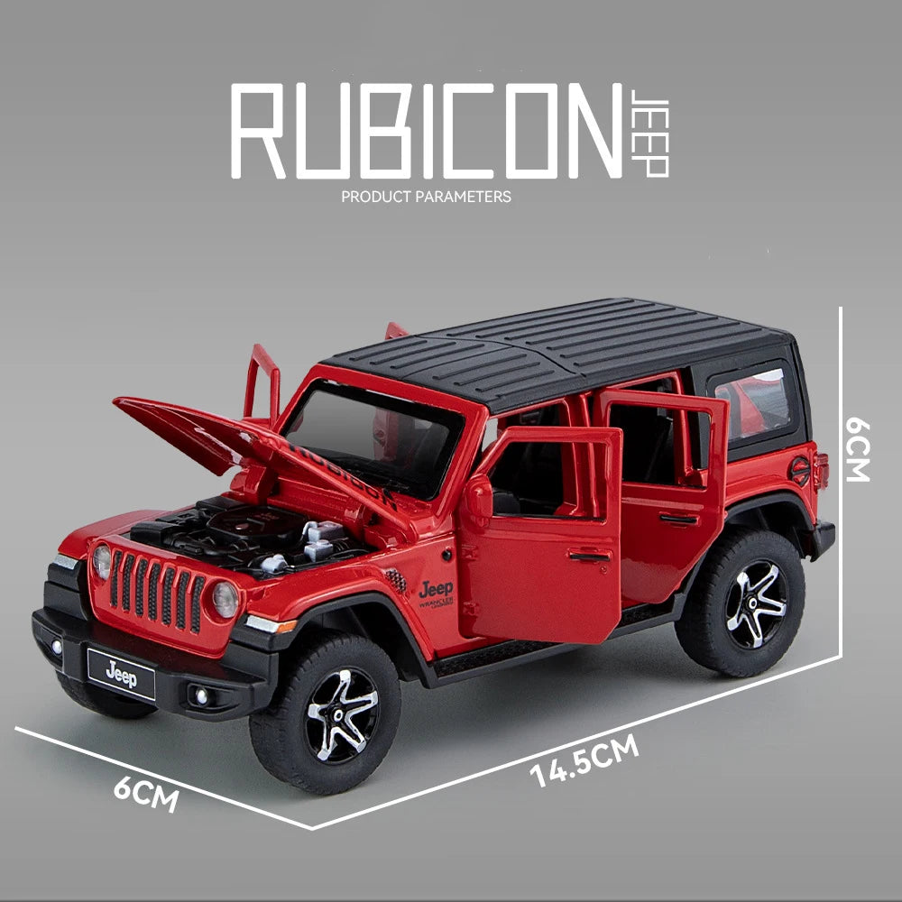 1:32 Jeeps Wrangler Rubicon Vehicle