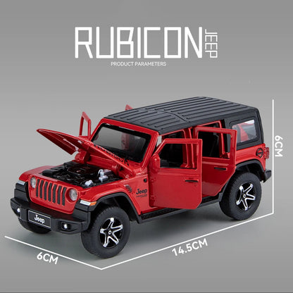 1:32 Jeeps Wrangler Rubicon Vehicle