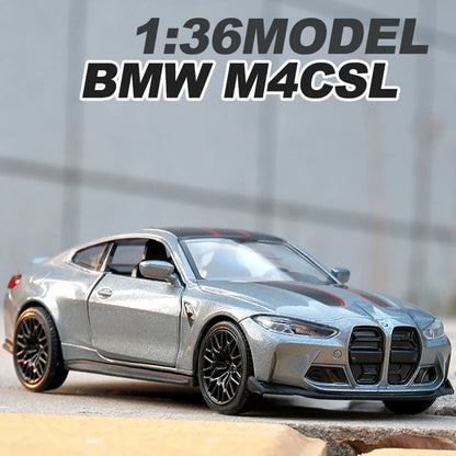 1:36 BMW M4 CSL G82 BMW M3 E30 Metal Toy