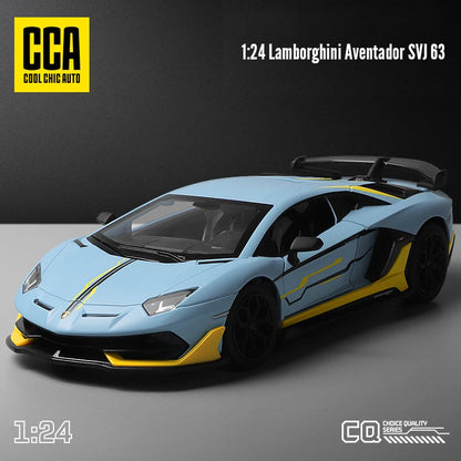 1:24 Lamborghini Aventado SVJ63 Supercar