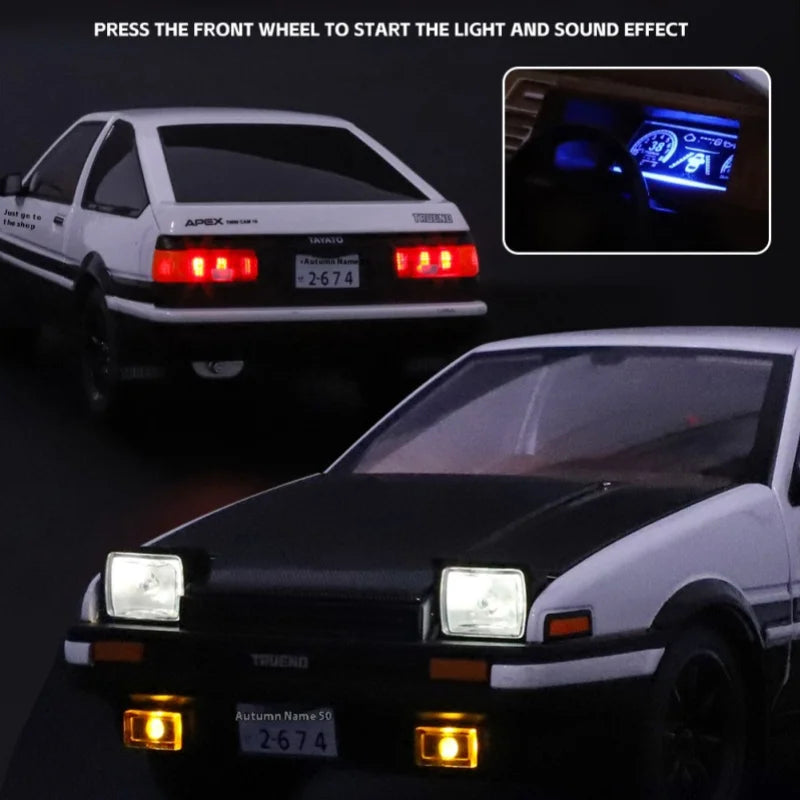 1:18 Initial D AE86