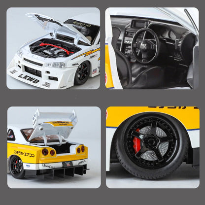 1:24 Nissan GTR R34 Skyline S15 Modified Vehicle