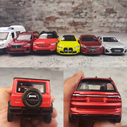 1:43 BMW M4 X5 BMW X7 AUDI RS7 Suzuki Jimny Volvo XC40 SUV Mercedes-Benz Sprinter KIA K7