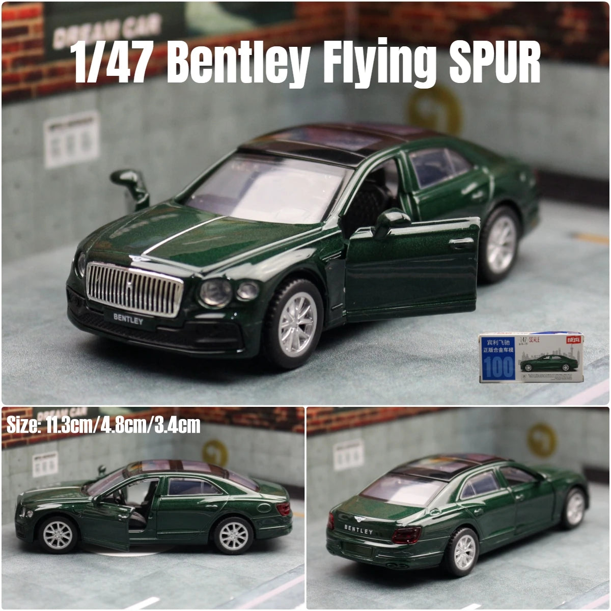 1/47 Bentley Flying SPUR HYBRID Diecast 1:43