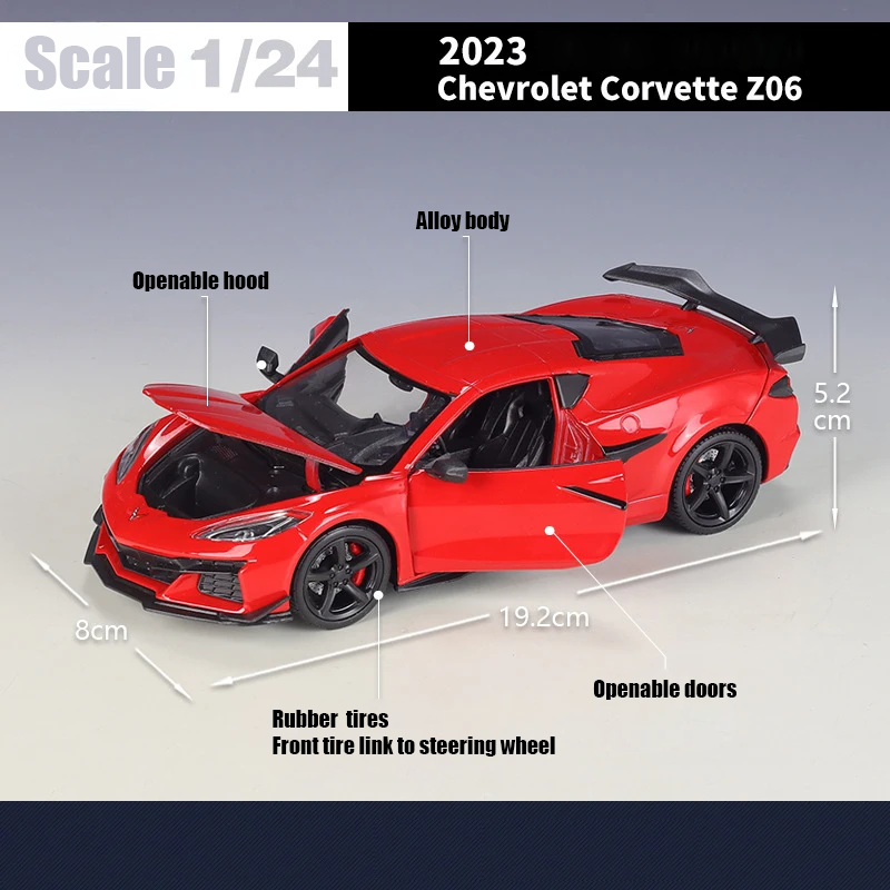 WELLY 1:24 Chevrolet Corvette Z06 2023